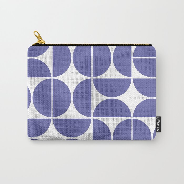 Mid Century Modern Geometric 04 Very Peri Carry All Pouch Gallery Image 1