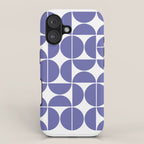 Mid Century Modern Geometric 04 Very Peri iPhone Case Gallery Image 1