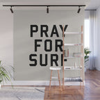 Pray For Surf Wall Mural Gallery Image 1