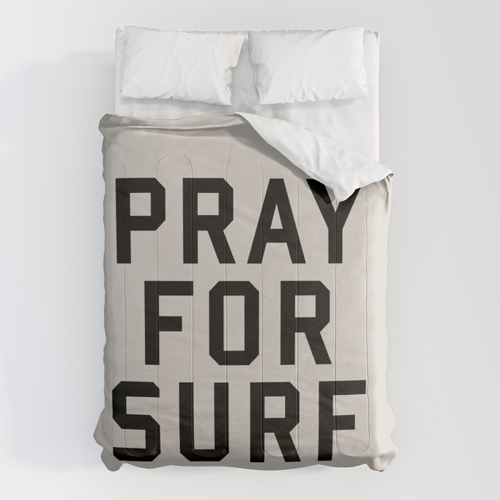Pray For Surf Comforter Gallery Image 6