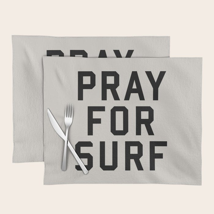 Pray For Surf Placemat Gallery Image 1