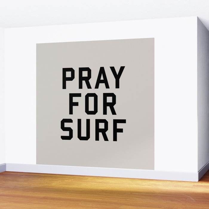 Pray For Surf Wall Mural Gallery Image 2