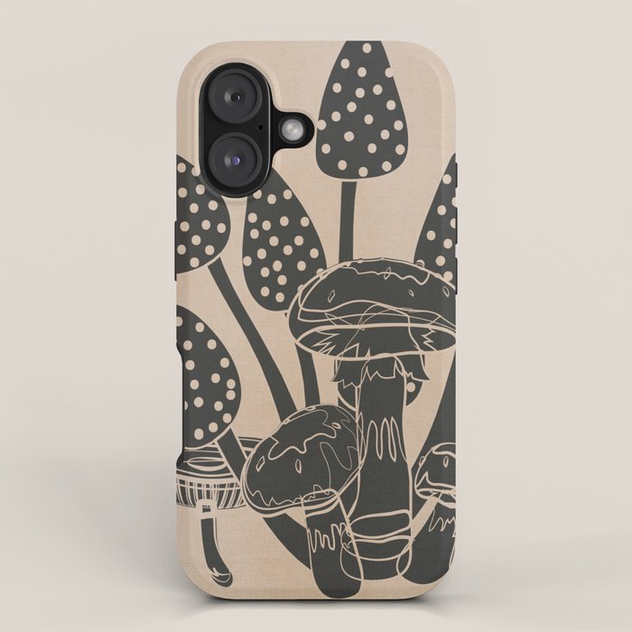 Abstract Mushrooms 6 iPhone Case Gallery Image 1