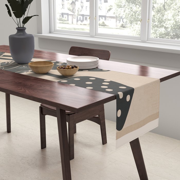 Abstract Mushrooms 6 Table Runner Gallery Image 2