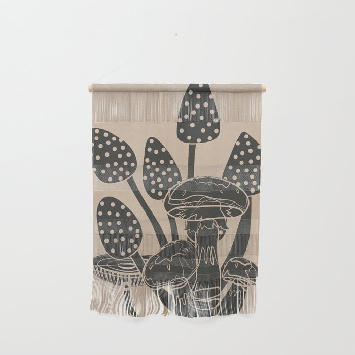 Abstract Mushrooms 6 Wall Hanging Gallery Image 1