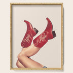 These Boots - Yeehaw Rustic Red n Neutral Serving Tray Gallery Image 1