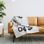 Bring Your Ass Kicking Boots! Cool Retro Cowgirl Gift Idea For Women Throw Blanket Gallery Image 1