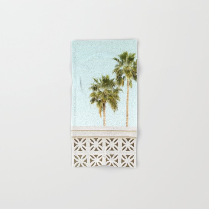 Palm Springs Breeze Block I - MidCentury Modern Bath Towel Gallery Image 1