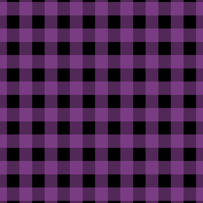 Halloween Gingham Check Pattern in Purple and Black Coffee Mug Gallery Image 2