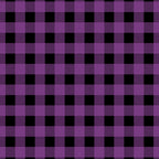 Halloween Gingham Check Pattern in Purple and Black Coffee Mug Gallery Image 2