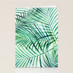Tropical Fronds Abstract Design Stationery Card Gallery Image 2