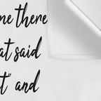 Once upon a time she said fuck this - pretty script Wall Tapestry Gallery Image 3