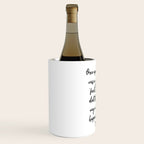 Once upon a time she said fuck this - pretty script Wine Chiller Gallery Image 2