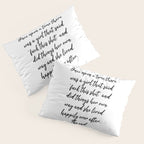 Once upon a time she said fuck this - pretty script Pillow Sham Gallery Image 3