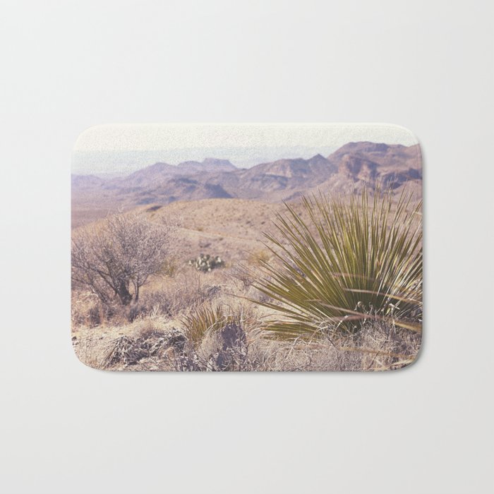 Big Bend National Park Sotol Overlook x West Texas Photography Bath Mat Gallery Image 1