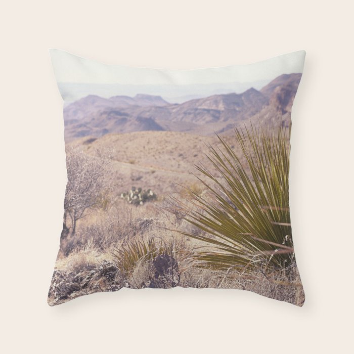 Big Bend National Park Sotol Overlook x West Texas Photography Throw Pillow Gallery Image 6