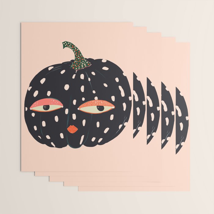 Pumpkin Persona Wrapping Paper Gallery Image 3