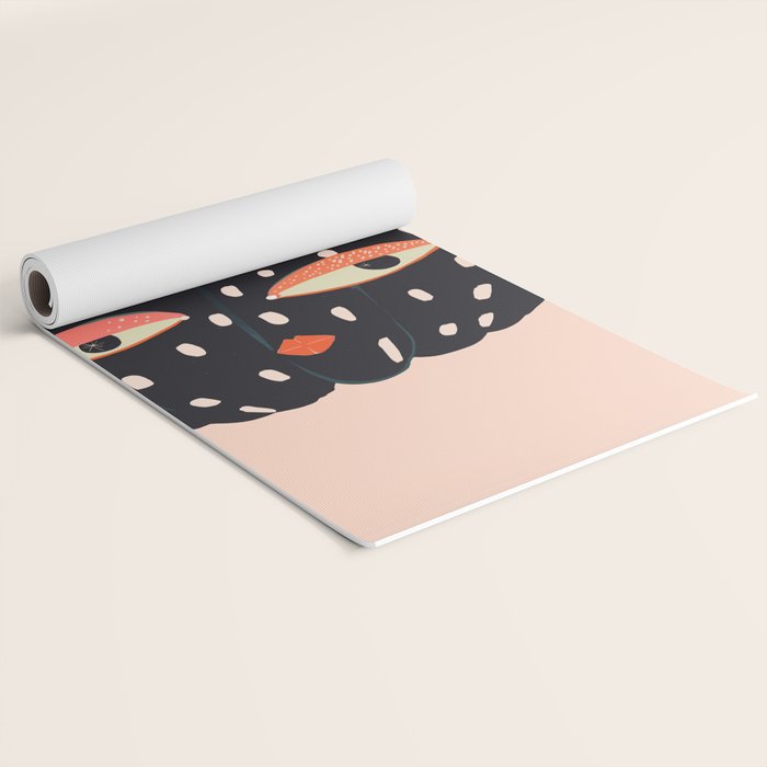Pumpkin Persona Yoga Mat Gallery Image 2