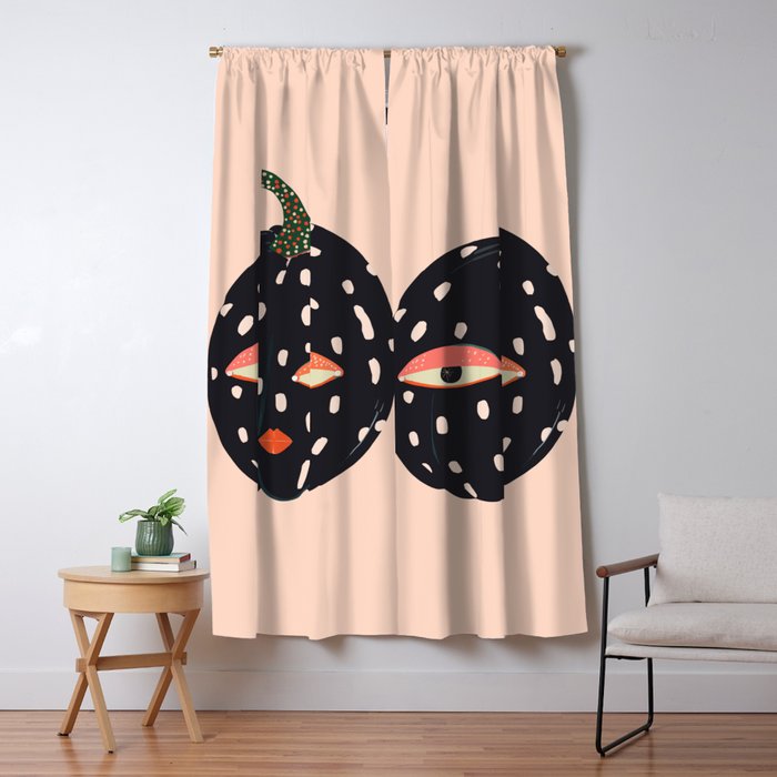 Pumpkin Persona Window Curtain Gallery Image 1