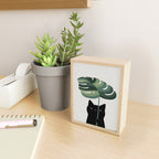 Cat and Plant 16 Mini Art Print Gallery Image 2