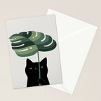Cat and Plant 16 Stationery Card Gallery Image 2