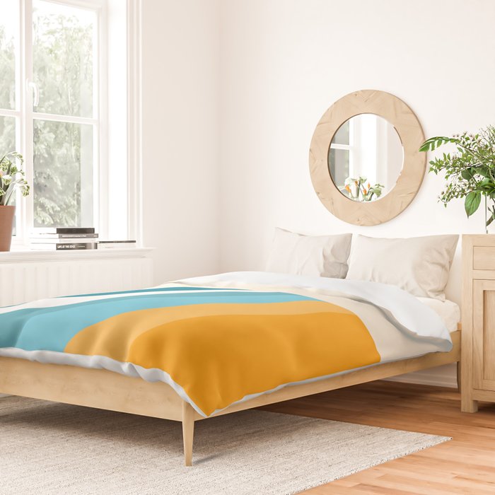 Geometric Landscape 26A Duvet Cover Gallery Image 2