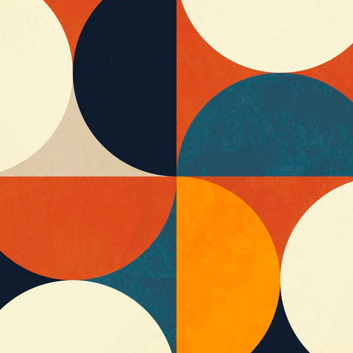 mid century abstract shapes fall winter 3 Coffee Mug Gallery Image 2