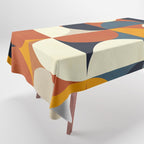mid century abstract shapes fall winter 3 Tablecloth Gallery Image 1