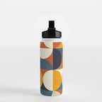 mid century abstract shapes fall winter 3 Water Bottle Gallery Image 2