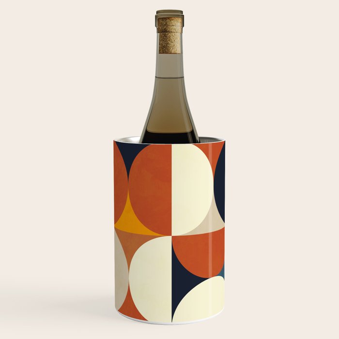 mid century abstract shapes fall winter 3 Wine Chiller Gallery Image 2