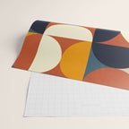 mid century abstract shapes fall winter 3 Wrapping Paper Gallery Image 2