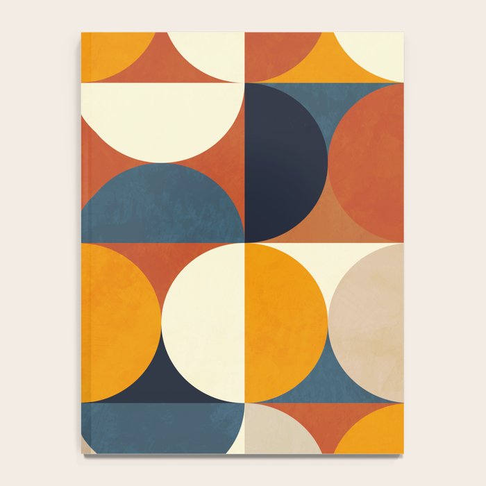 mid century abstract shapes fall winter 3 Notebook Gallery Image 4
