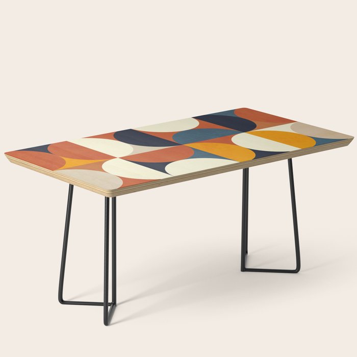 mid century abstract shapes fall winter 3 Coffee Table Gallery Image 1