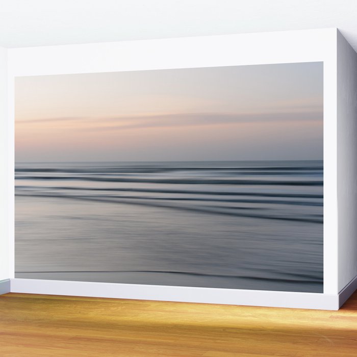 Still Horizon Minimal Seascape Photography Wall Mural Gallery Image 2