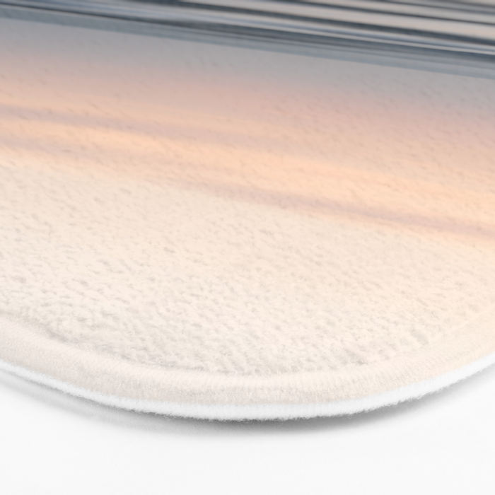 Still Horizon Minimal Seascape Photography Bath Mat Gallery Image 3