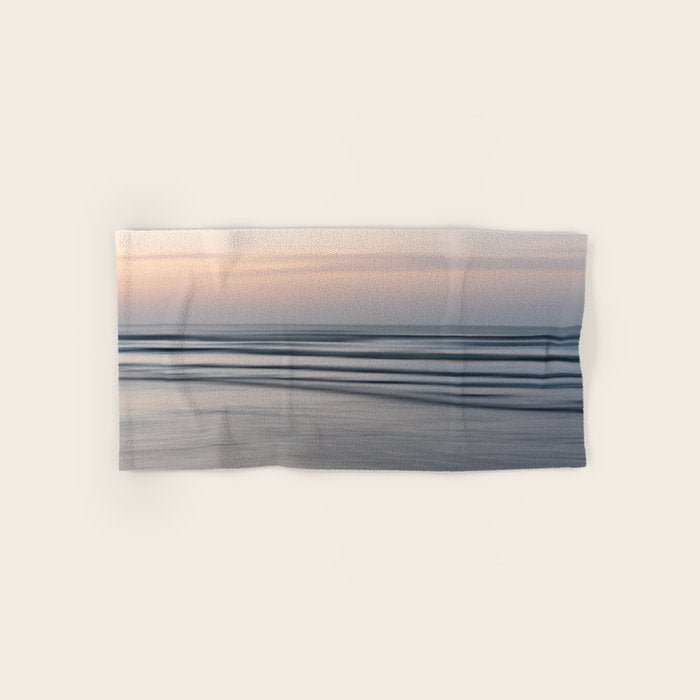 Still Horizon Minimal Seascape Photography Bath Towel Gallery Image 1