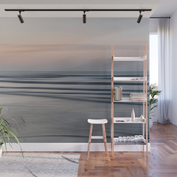 Still Horizon Minimal Seascape Photography Wall Mural Gallery Image 1