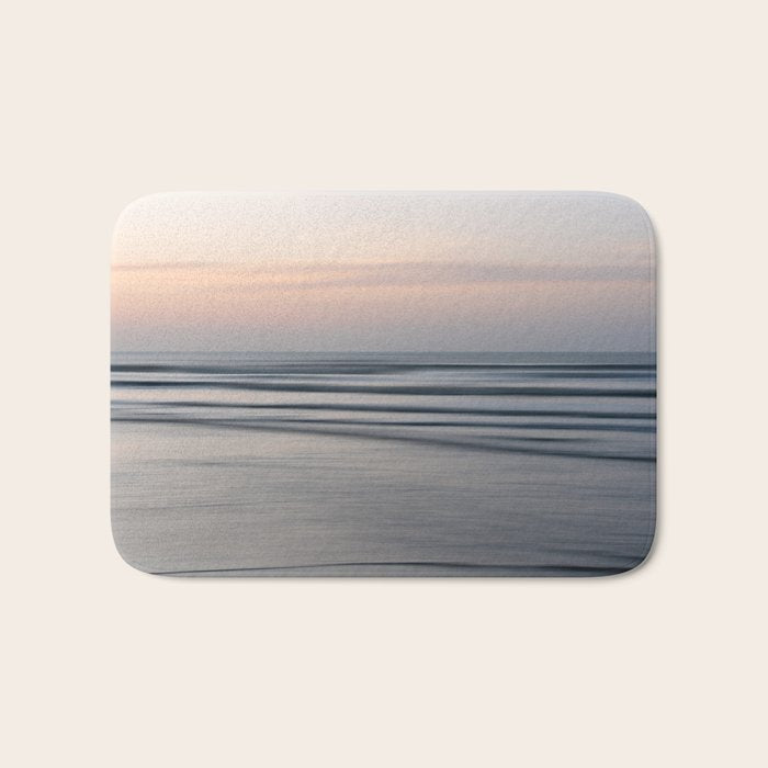 Still Horizon Minimal Seascape Photography Bath Mat Gallery Image 1