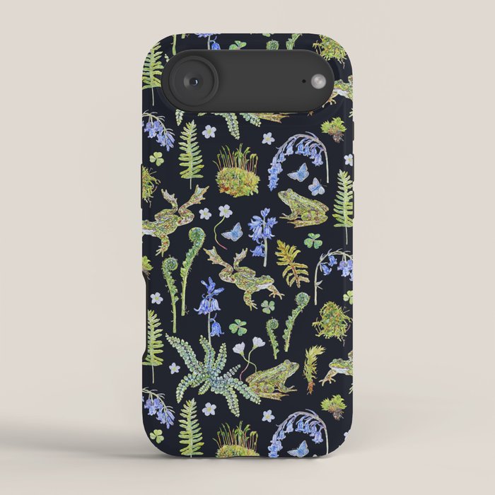 Frolicking Frogs and Ferns iPhone Case Gallery Image 2