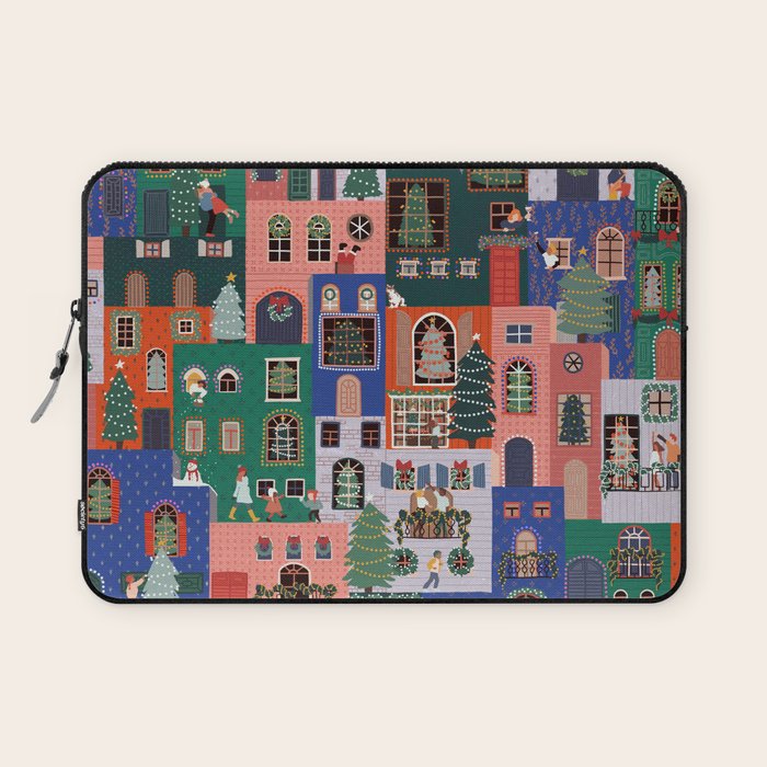 Happy Holidays Laptop Sleeve Gallery Image 1