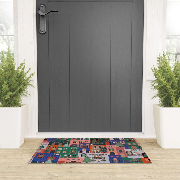 Happy Holidays Welcome Mat Gallery Image 3