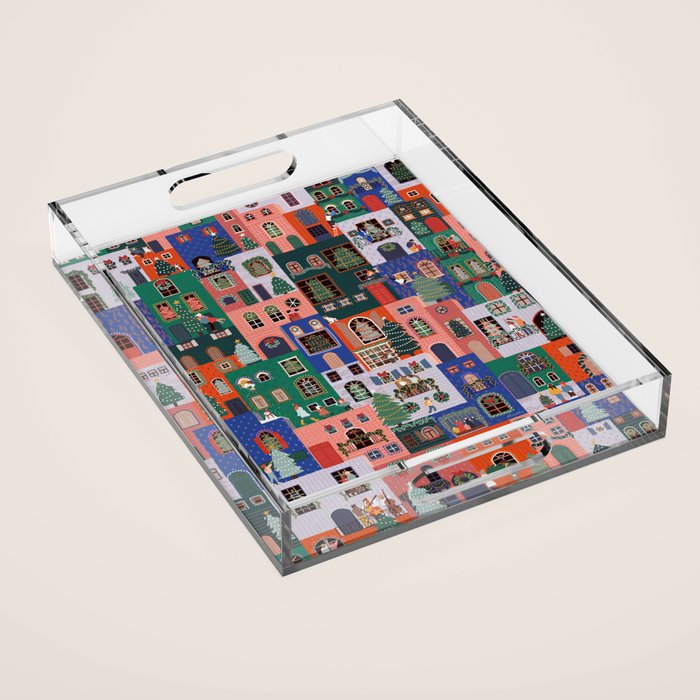 Happy Holidays Acrylic Tray Gallery Image 1