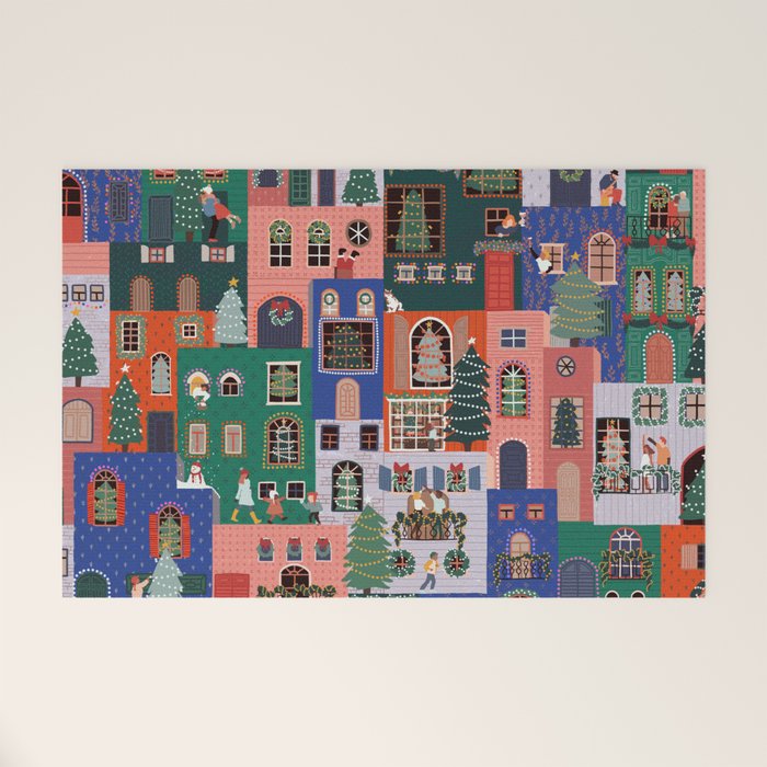 Happy Holidays Welcome Mat Gallery Image 1