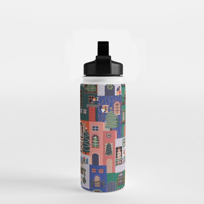 Happy Holidays Water Bottle Gallery Image 2