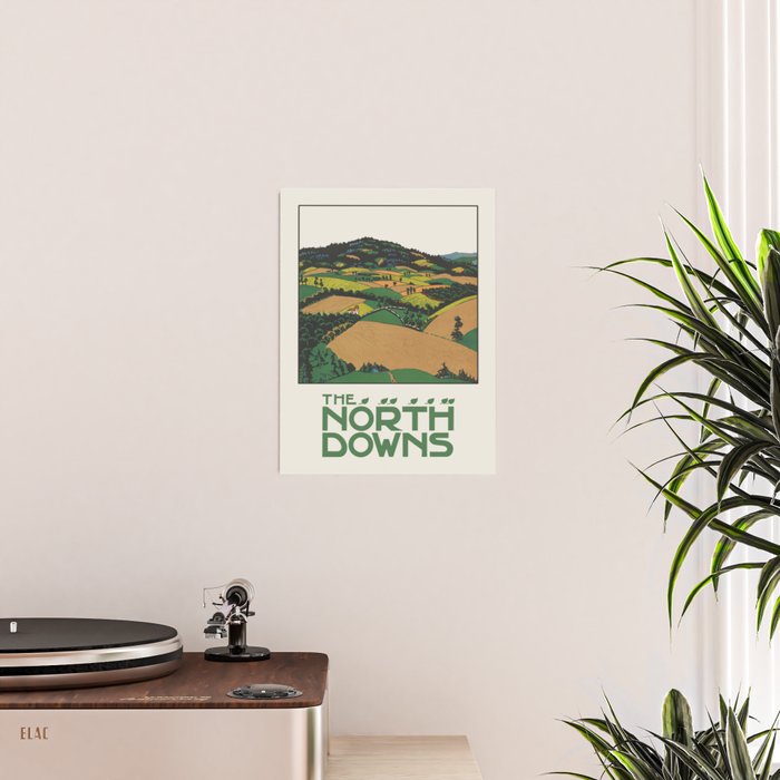 Vintage English Travel Poster - The North Downs, 1916 Poster Gallery Image 2