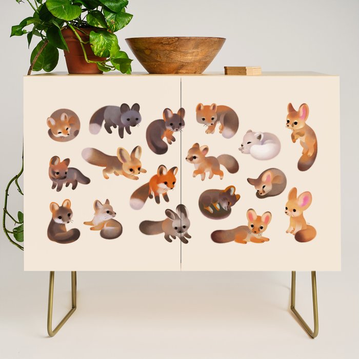 Foxes - beige Credenza Gallery Image 1