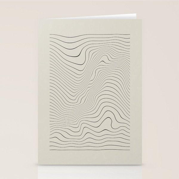 Line Distortion #3 Stationery Card Gallery Image 1