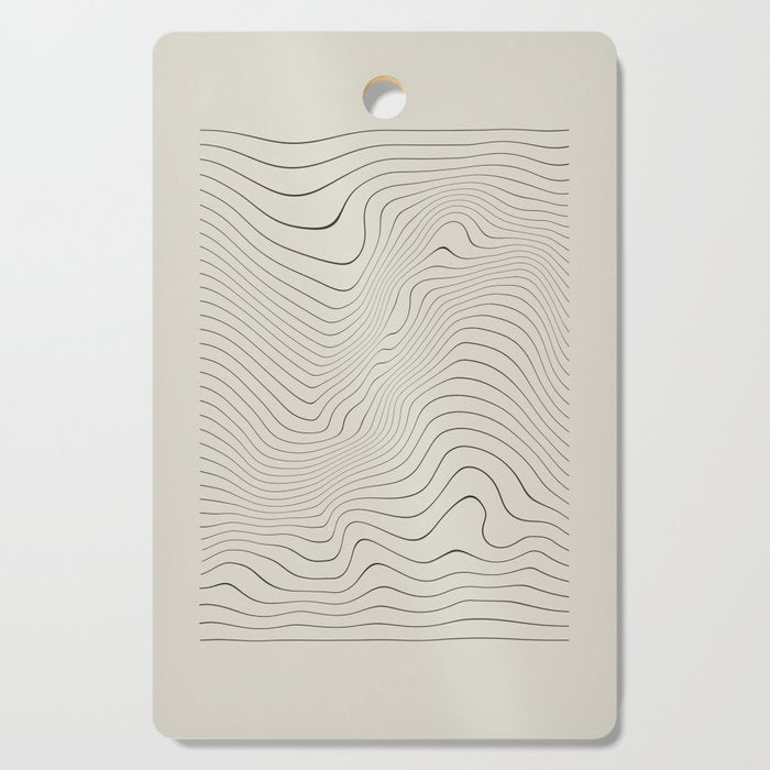 Line Distortion #3 Cutting Board Gallery Image 1
