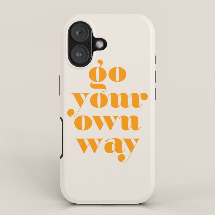 Go Your Own Way iPhone Case Gallery Image 1