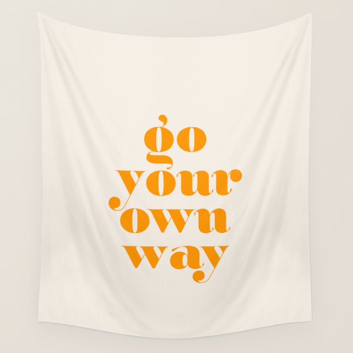 Go Your Own Way Wall Tapestry Gallery Image 4